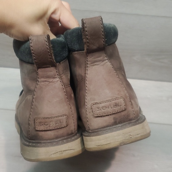 Sorel Mens Madson moc toe Leather High Top Sneakers Boots shoes sz 12 main image 4